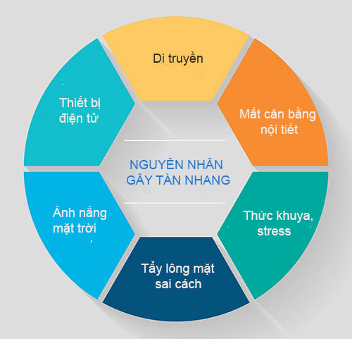 Các nguyên nhân gây tàn nhang 